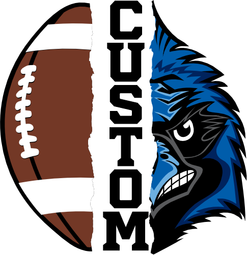 (145-1i-49) Blue Jay Split Mascot Football