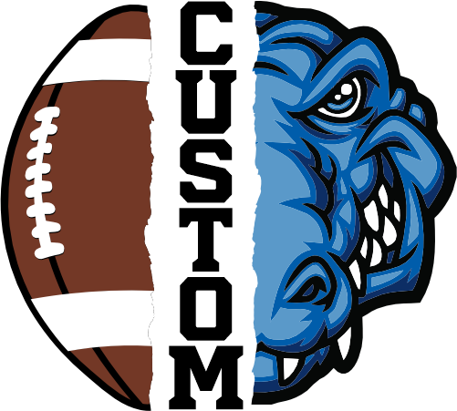 (145-1i-52) Gator Split Mascot Football