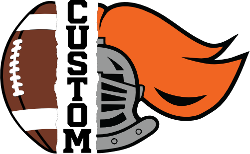 (145-1i-68-1) Knight Split Mascot Football