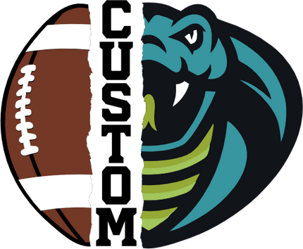 (145-1i-72-1) Cobra Split Mascot Football