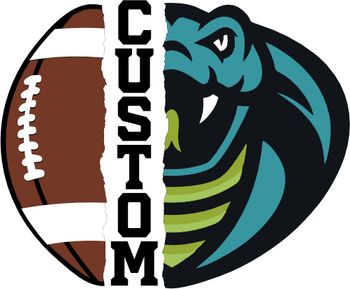 (145-1i-72-1) Cobra Split Mascot Football