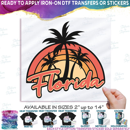 (s117-5C) Florida Retro Sunset
