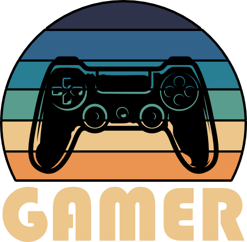 (s227) Retro Sunset Gamer