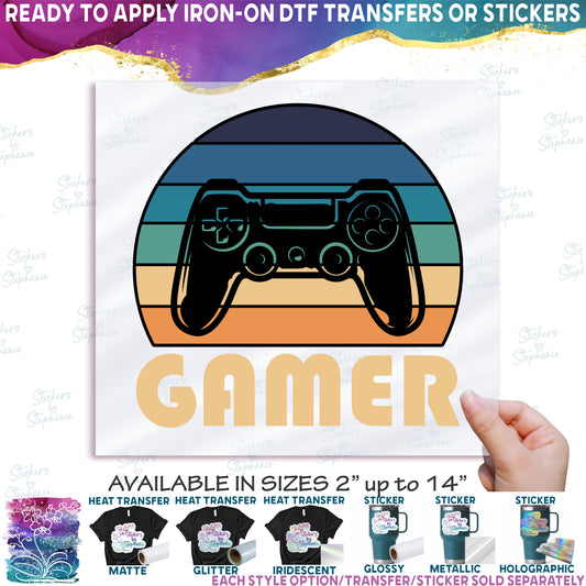 (s227) Retro Sunset Gamer
