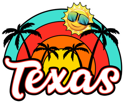 (117-05-B) Texas Retro Sunset