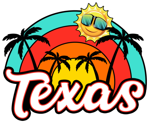 (s117-5B) Texas Retro Sunset
