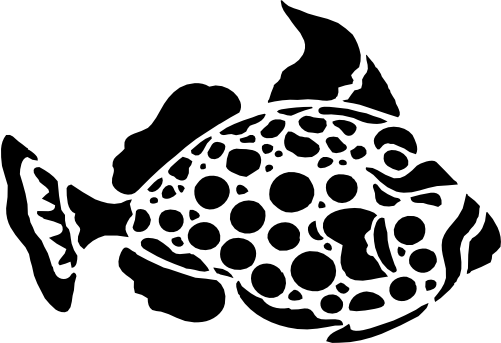 (s119-1-2D) Tropical Fish