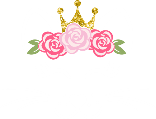 (s012-2-C) Cute Girl Cat Kitty Face with Flowers Gold Crown