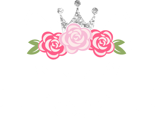 (s012-2-D) Cute Girl Cat Kitty Face with Flowers Silver Crown