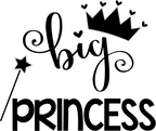 (s122-C1)Princess Crown Tiara Wand Custom Text