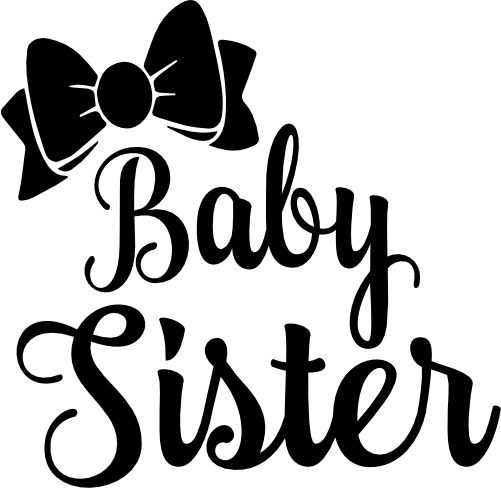 (122-04)  Baby Sister Bow