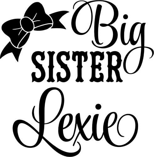 (122-D3) Bow Custom Text