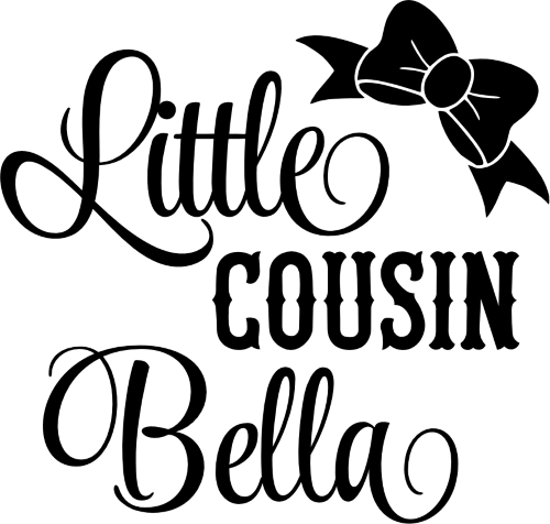 (122-D3) Bow Custom Text