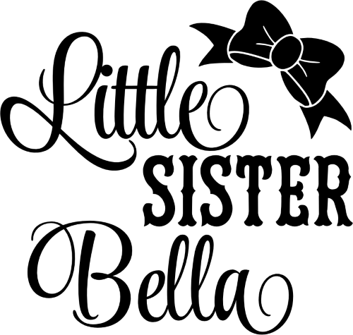 (122-D3) Bow Custom Text
