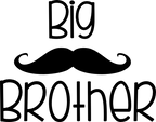 (122-E) Mustache Custom Text