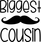 (122-E) Mustache Custom Text