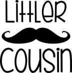 (122-E) Mustache Custom Text