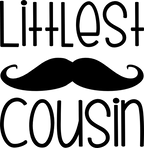 (122-E) Mustache Custom Text