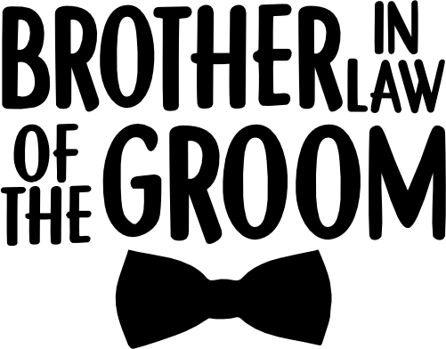 (122-08) Brother in Law of the Groom Bow Tie