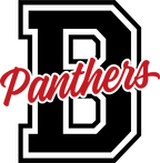 (s123-01) Panthers Collegiate Letter Team Name