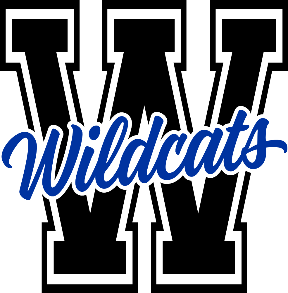 (s123-1) Wildcats Collegiate Letter Team Name