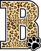 (s123-10) Ladycats Paw Print Letter Custom Text Name