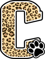 (s123-10) Dog Paw Print Letter Custom Text Name