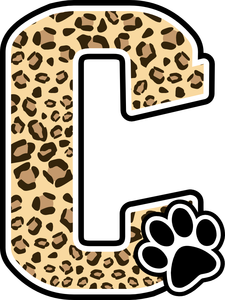 (s123-10) Dog Paw Print Letter Custom Text Name