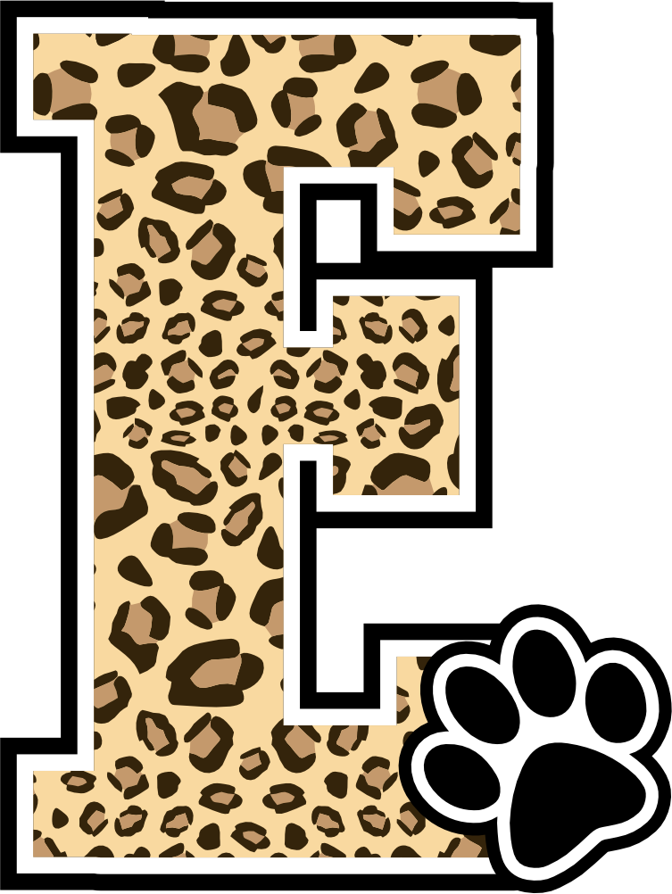 (s123-10) Ladycats Paw Print Letter Custom Text Name