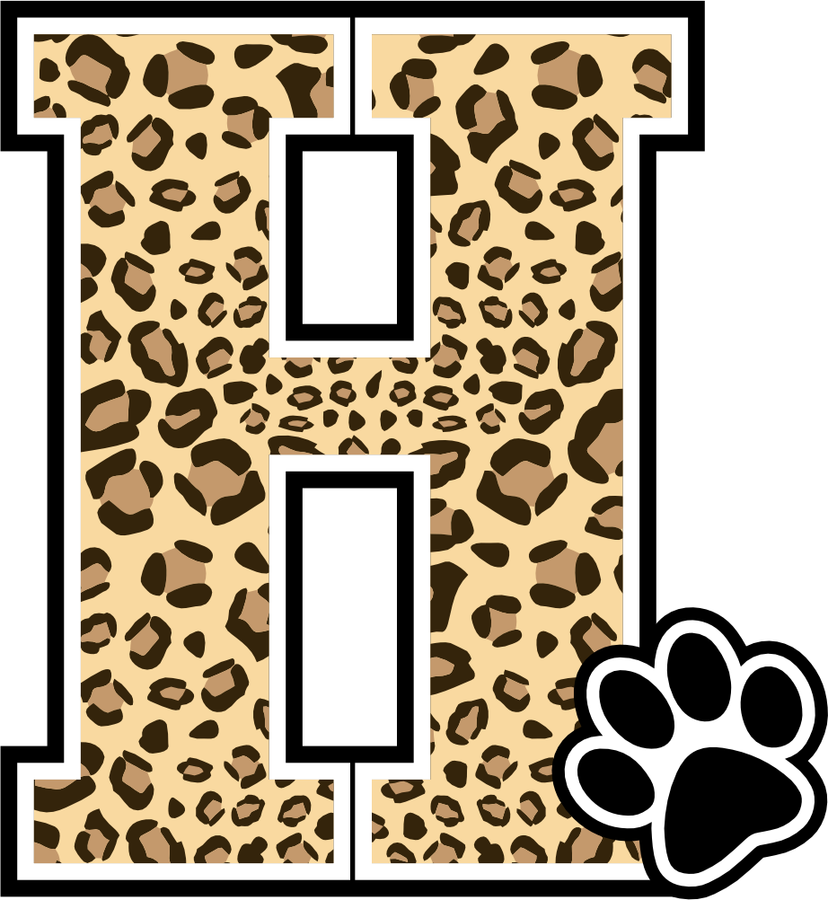 (s123-10) Ladycats Paw Print Letter Custom Text Name