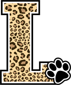(s123-10) Ladycats Paw Print Letter Custom Text Name