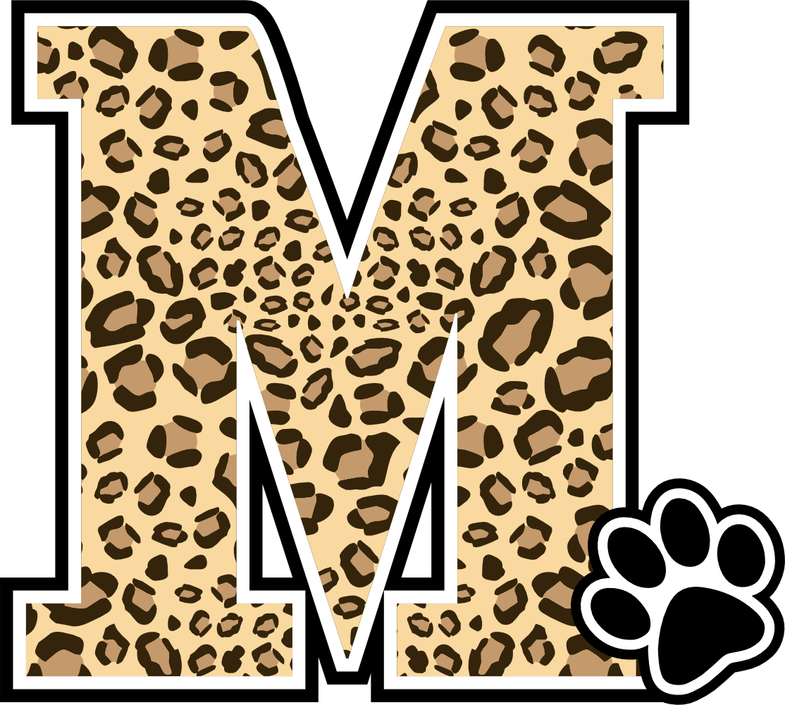 (s123-10) Ladycats Paw Print Letter Custom Text Name