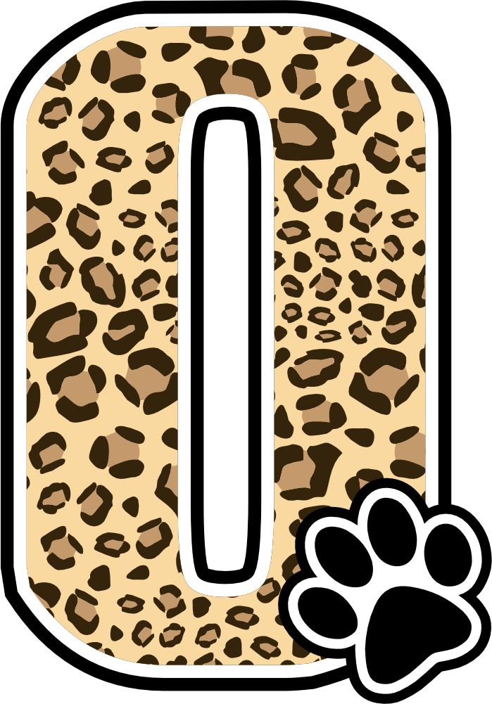 (s123-10) Ladycats Paw Print Letter Custom Text Name