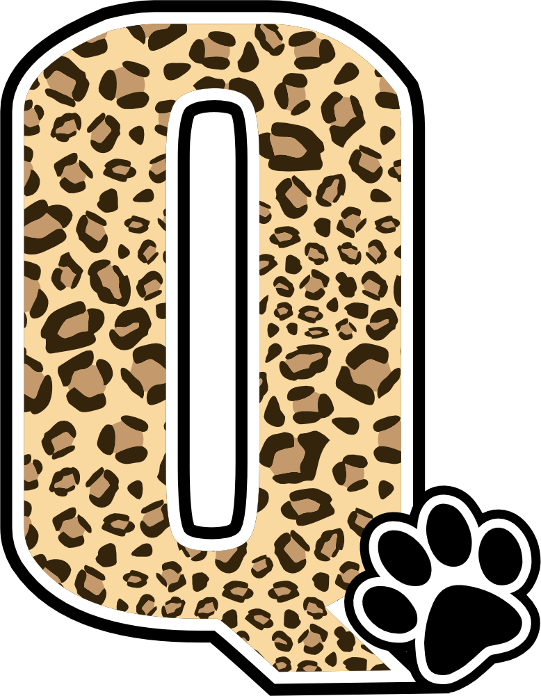 (s123-10) Ladycats Paw Print Letter Custom Text Name