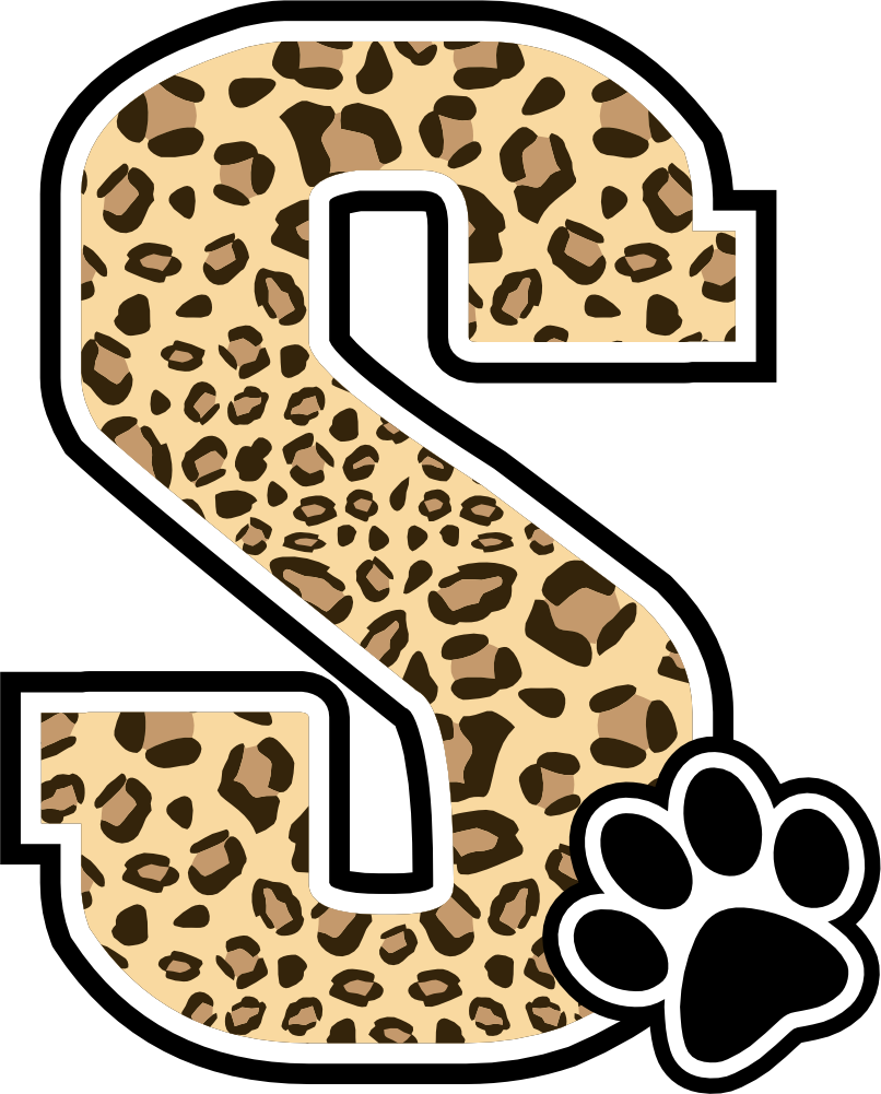 (s123-10) Ladycats Paw Print Letter Custom Text Name