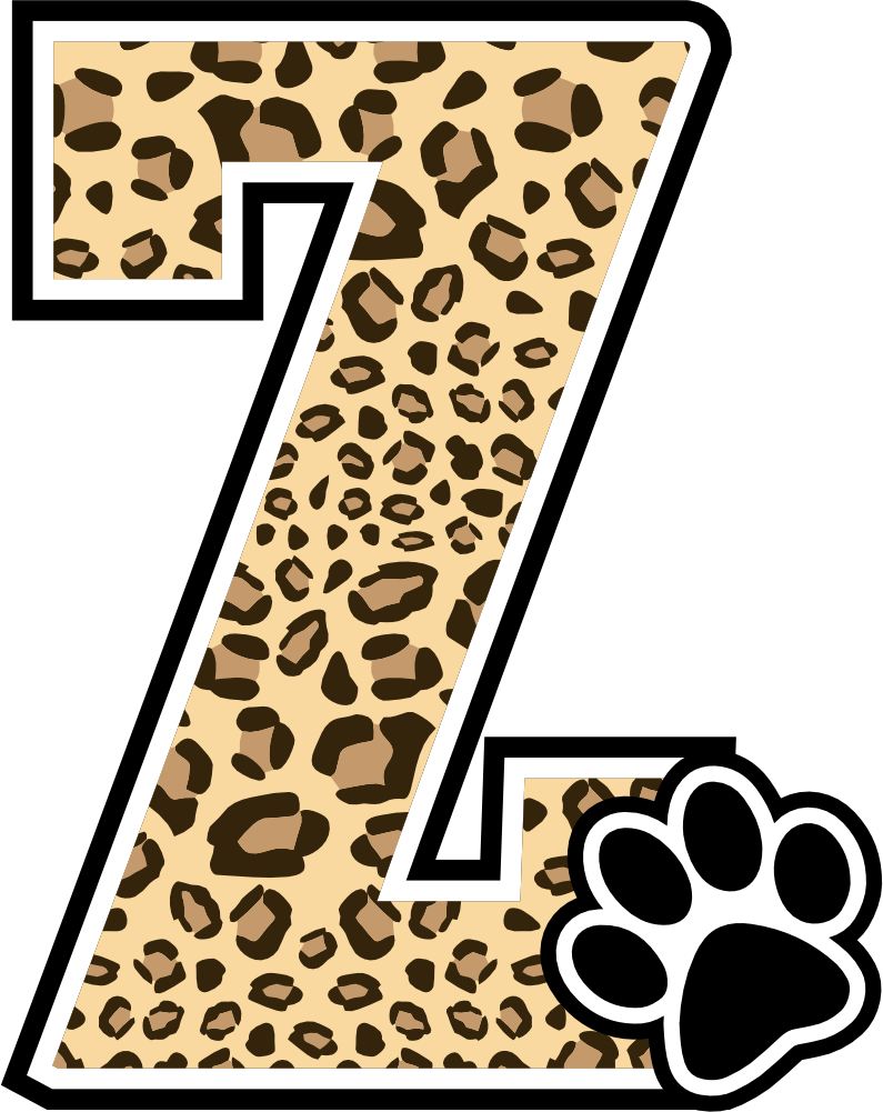 (s123-10) Ladycats Paw Print Letter Custom Text Name