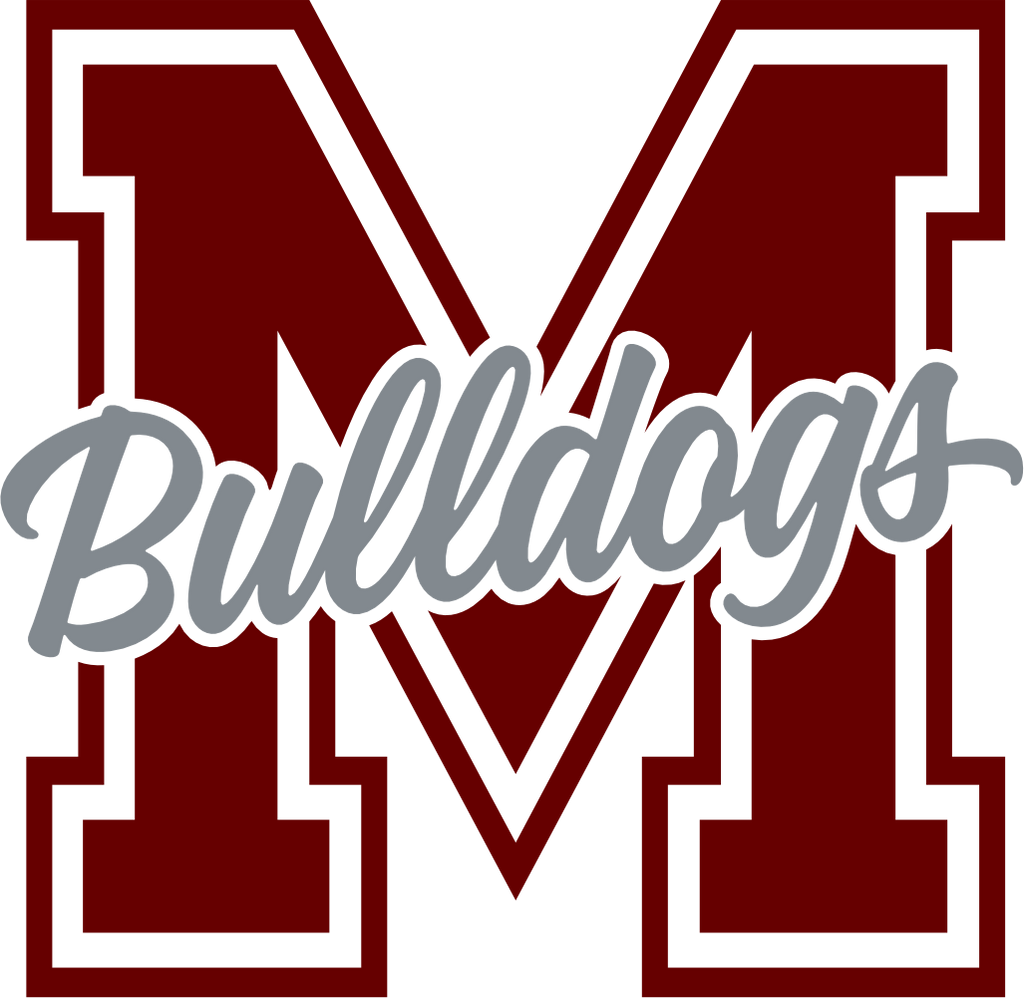 (s123-01) Bulldogs Collegiate Letter Team Name
