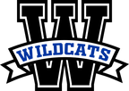 (s123-06) W Wildcats Letter Custom Text Name