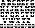 (s123-5) Letter or Number Custom Text Name
