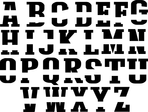 (s123-7) Letter Custom Text Name