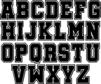 (s123-4) Letter Custom Text Name