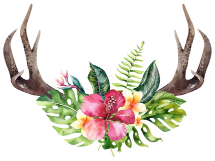 (124-A) Hawaiian Flowers