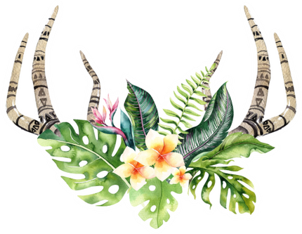 (124-A) Hawaiian Flowers