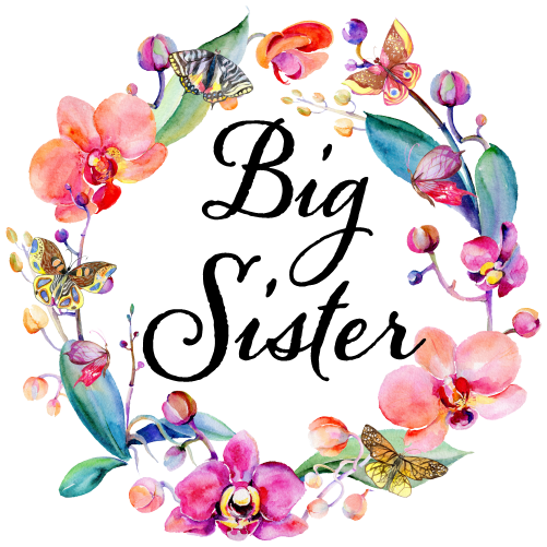 (125-02-N) Watercolor Orchid Wreath Family Custom Text