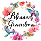 (125-02-N) Watercolor Orchid Wreath Family Custom Text
