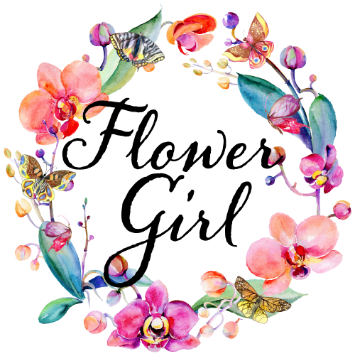 (125-02-N) Bridal Wedding Party Orchid Butterfly Floral Flowers Watercolor Custom Text