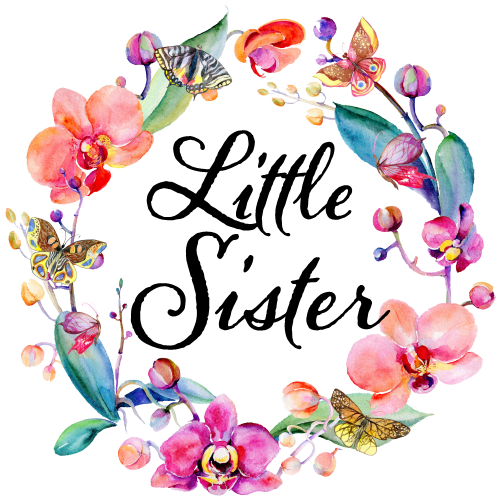 (125-02-N) Watercolor Orchid Wreath Family Custom Text