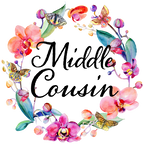 (125-02-N) Watercolor Orchid Wreath Family Custom Text