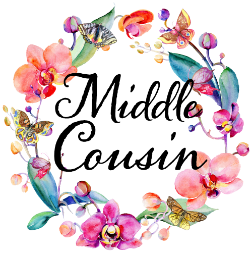 (125-02-N) Watercolor Orchid Wreath Family Custom Text