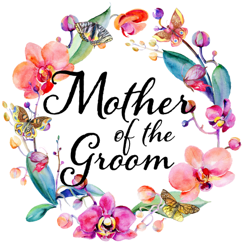 (125-02-N) Bridal Wedding Party Orchid Butterfly Floral Flowers Watercolor Custom Text